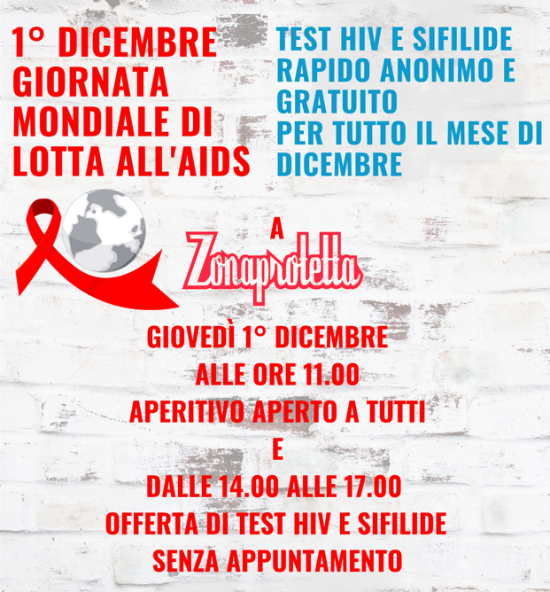 1° dicembre, Giornata mondiale di lotta all’Aids